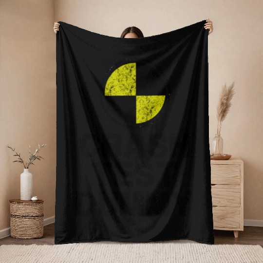 Crash Test - Dummy Throw Blankets