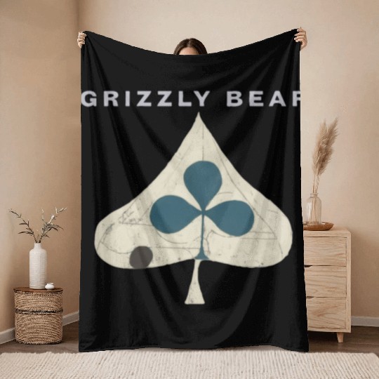 Grizzly Bear Throw Blankets