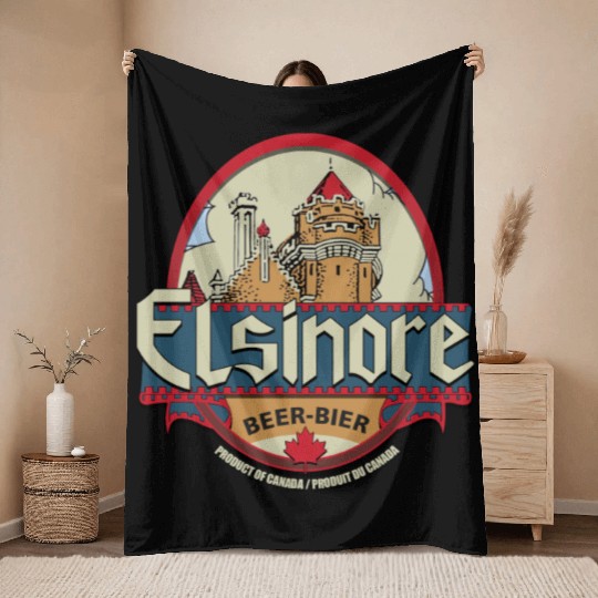 Elsinore Beer 1983 Throw Blankets