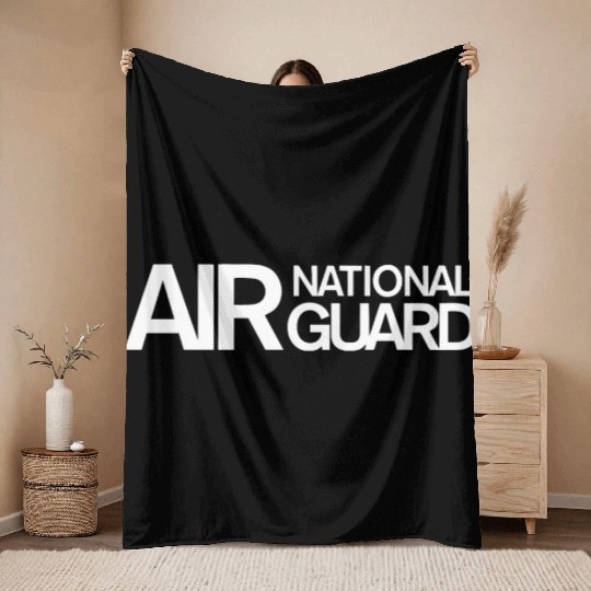 Air National Guard Throw Blankets