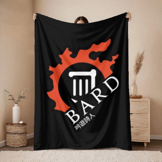Bard - For Warriors of Light & Darkness Throw Blankets