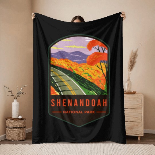Shenandoah National Park Throw Blankets