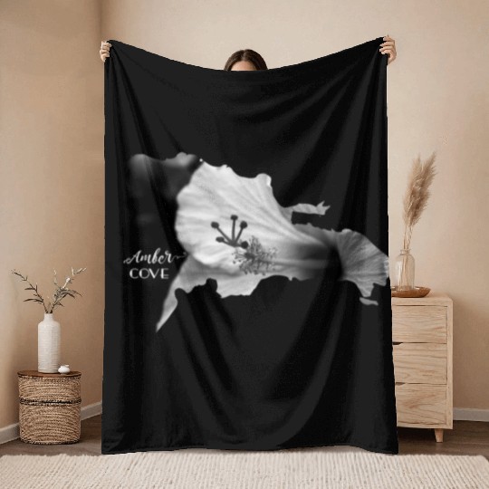 AMBER COVE Dominican Republic Map Puerto Plata DR Throw Blankets