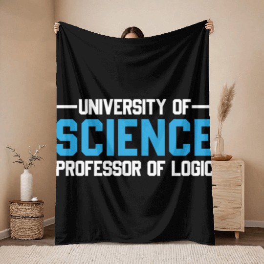 Professor of Logic At The University of Science Throw Blankets