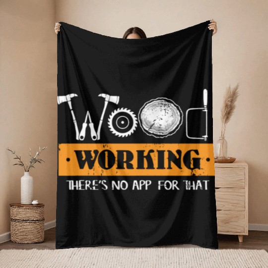Wood Working, Wood Work, Contractor Throw Blankets