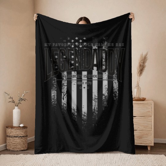 legendaddy nobody is cooler since 1978 Throw Blankets