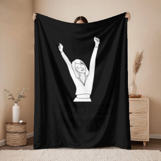 I Pooped Today Throw Blankets