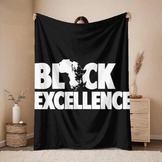 BLACK EXCELLENCE Throw Blankets