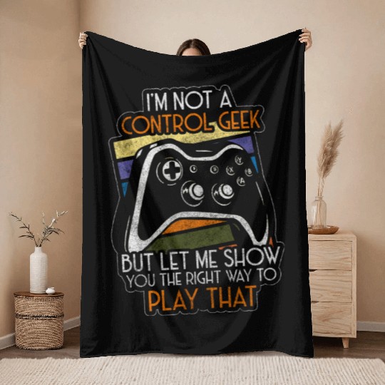 Computers Video Game Convention Throw Blankets