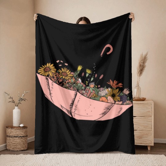 Stronger than the storm sublimation Throw Blankets