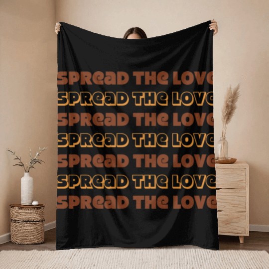 Spread the Love Throw Blankets