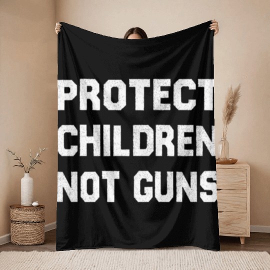 Stop Gun Violence No Gun Awareness Day Throw Blankets