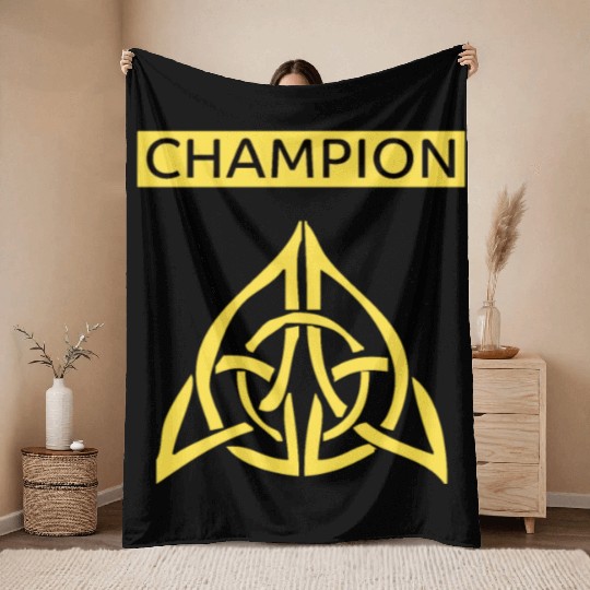 Fantasy football champion Throw Blankets