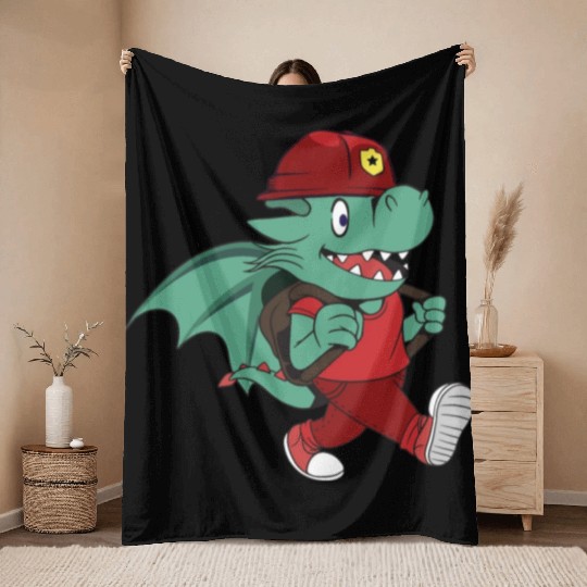 Fire Academy Student Throw Blankets