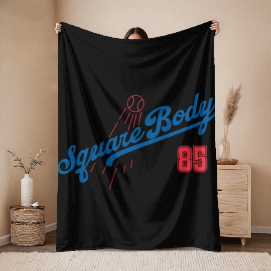 1985 Square Body Throw Blankets