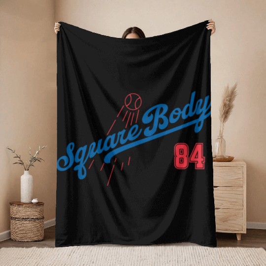 1984 Square Body Throw Blankets