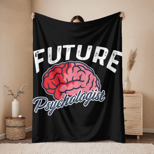 Future Psychologist Psychology Student Gift Throw Blankets