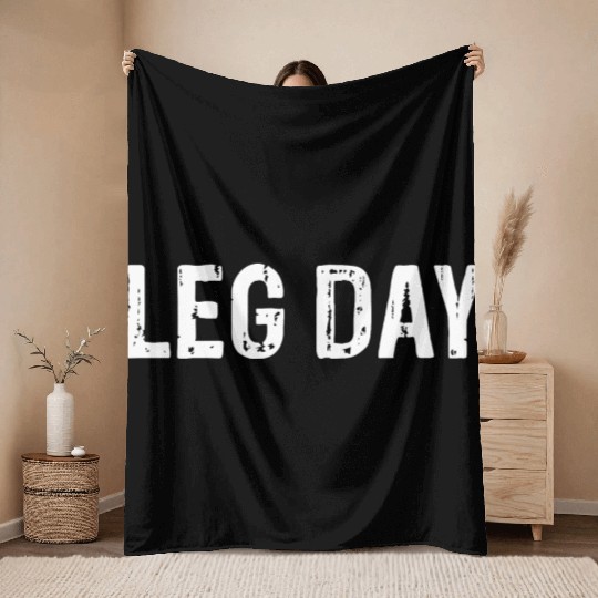 Leg Day Handicapped Wheelchair 16 Throw Blankets