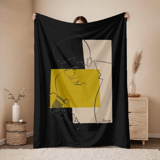 Say it loud clear Throw Blankets