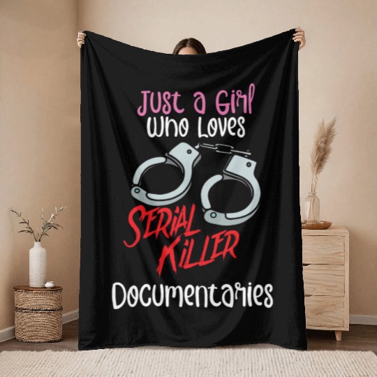 True Crime Murder Spy Crime Interest Gift Idea Throw Blankets