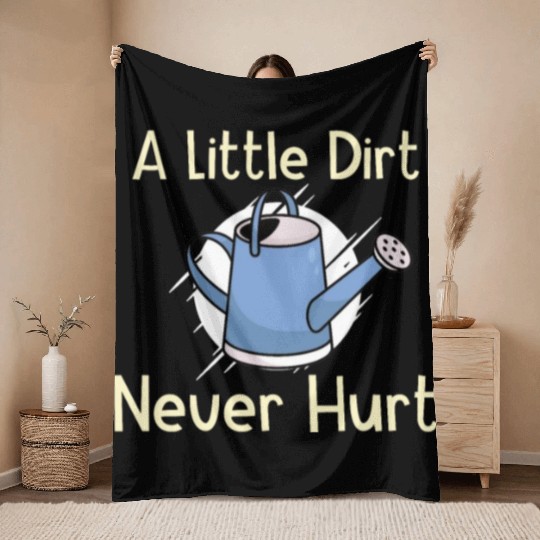 Gardening Plants Gardener Plantation Nature Gift Throw Blankets