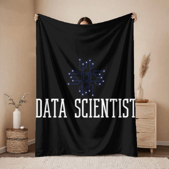 Data Scientist Analyst Statistic Beginner Science Throw Blankets