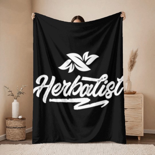 Herbalist Herbs Herb Herbalism Gardening Throw Blankets