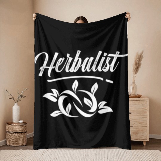 Herbalist Gardening Herbs Herbalism Herb Throw Blankets