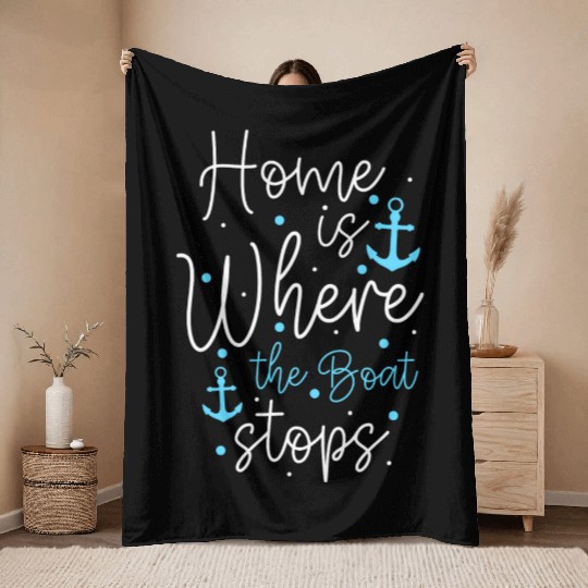 Sailing Ship Sailing Sport Ocean Cruise Throw Blankets