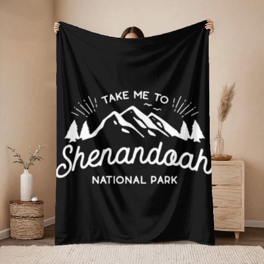 Shenandoah National Park Throw Blankets
