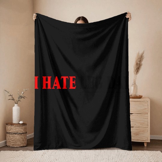 I Hate Leg Day 7 Throw Blankets