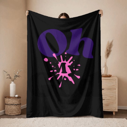 Birthday Gift Idea - Oh My God Throw Blankets