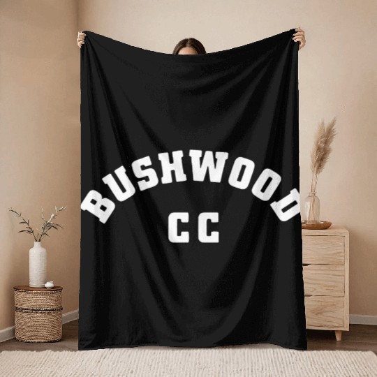 Bushwood CC Caddyshack Funny Caddy Golf Country Throw Blankets