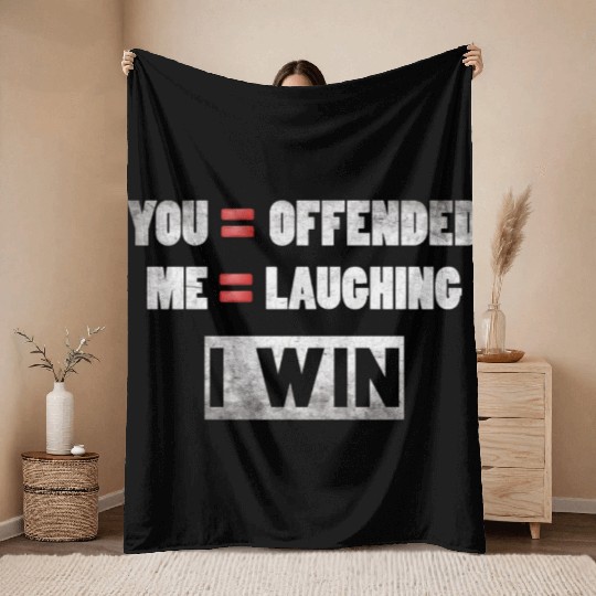 Funny Republican Throw Blankets Dont Be A Snowflake