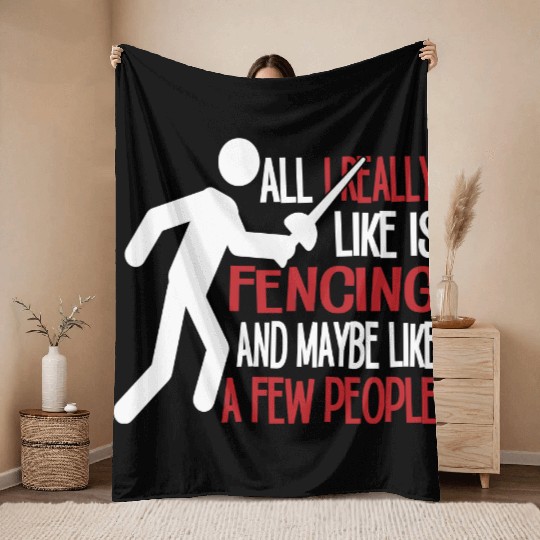 Really Like Fencing And A Few People Throw Blankets