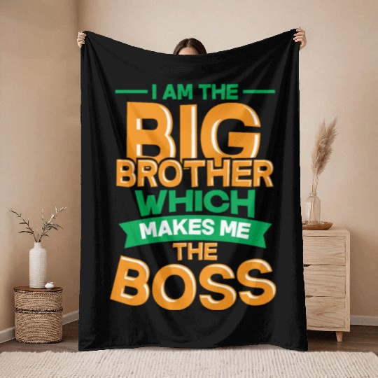 Brother Boss Throw Blankets