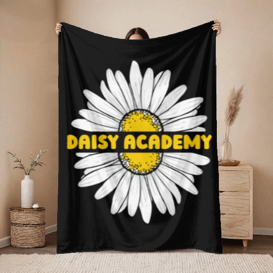 Daisy Garden Gardening Gardener Throw Blankets