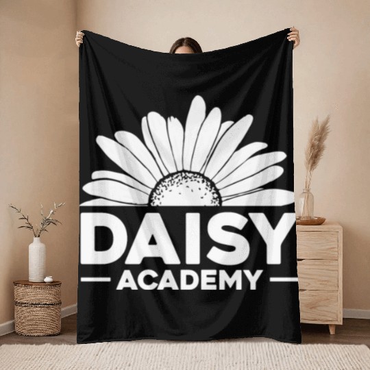 Daisy Garden Gardening Gardener Throw Blankets