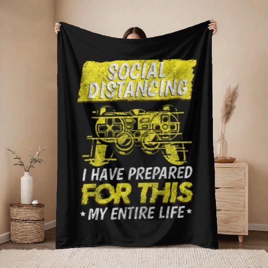 Game Computer Arcade Throw Blankets