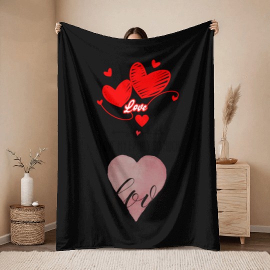 I Love My Family So Much Throw Blankets