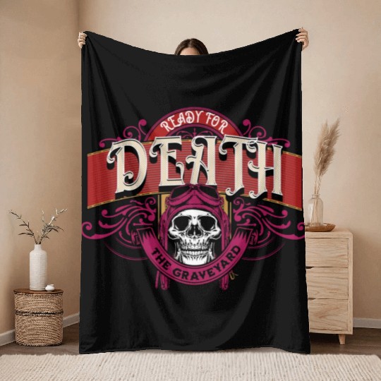 Death:The Graveyard Throw Blankets
