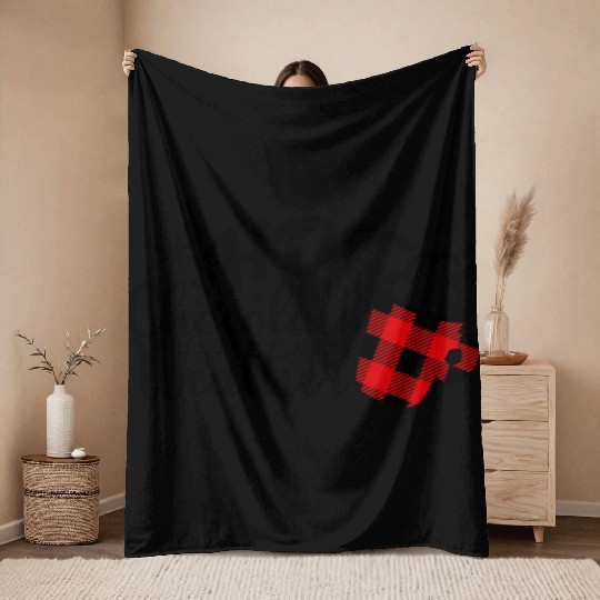 Hot Chocolate Weather Throw Blankets