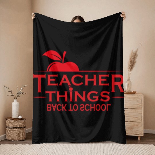 Teacher, Middle School Teacher, Elementary Teacher Throw Blankets