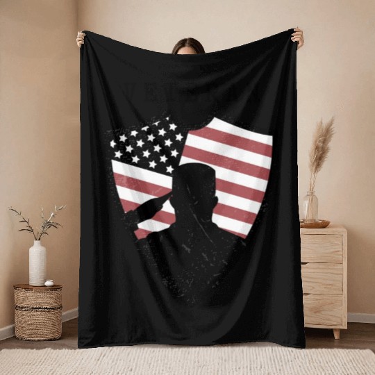 Veteran Throw Blankets