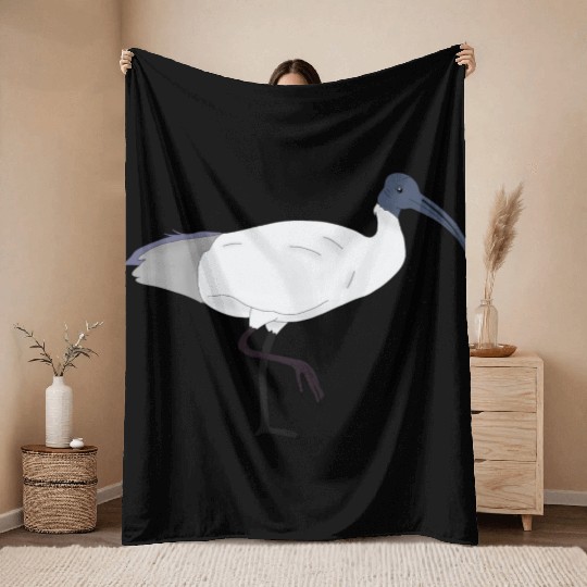 Bin Bird Throw Blankets