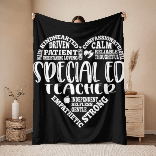 Special education teacher, SPED teacher Throw Blankets