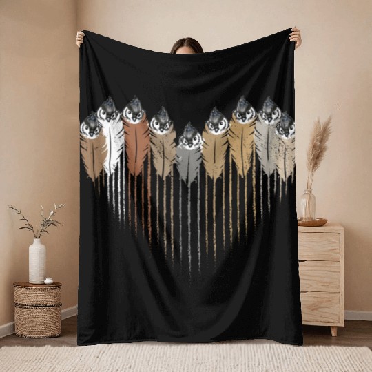 Bird Lover Birdwatching Bird Whisperer Throw Blankets