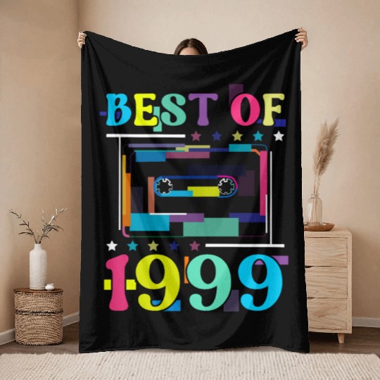 Best Of 1999 | Birthday Throw Blankets | Birthday Retro