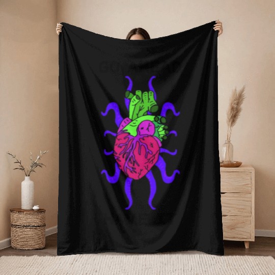 Heart Throw Blankets
