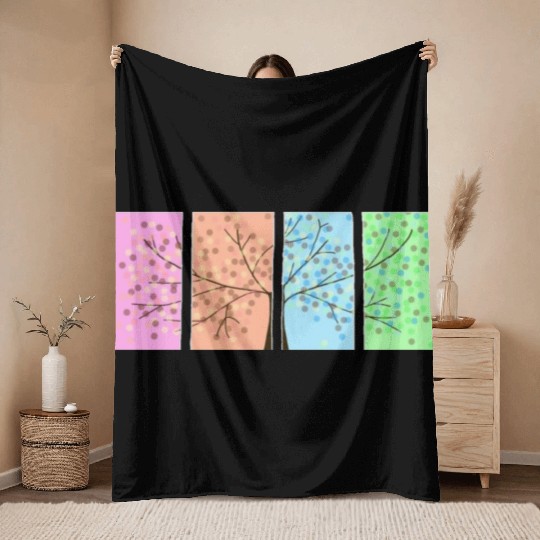 Four Seasons Throw Blankets